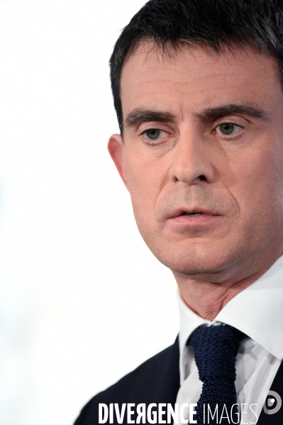 Conference de presse de Manuel Valls