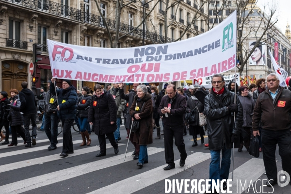Manifestation contre la  loi Macron , Paris