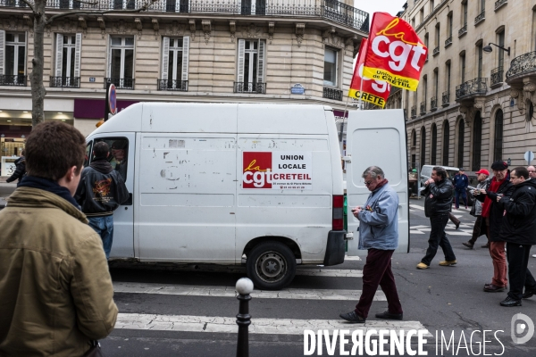 Manifestation contre la  loi Macron , Paris