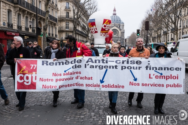 Manifestation contre la  loi Macron , Paris