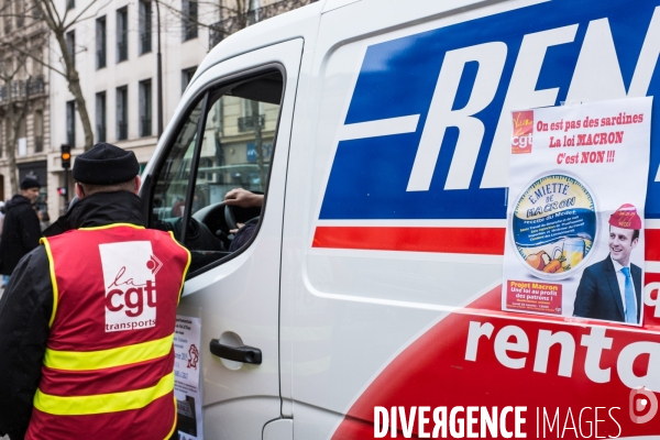 Manifestation contre la  loi Macron , Paris