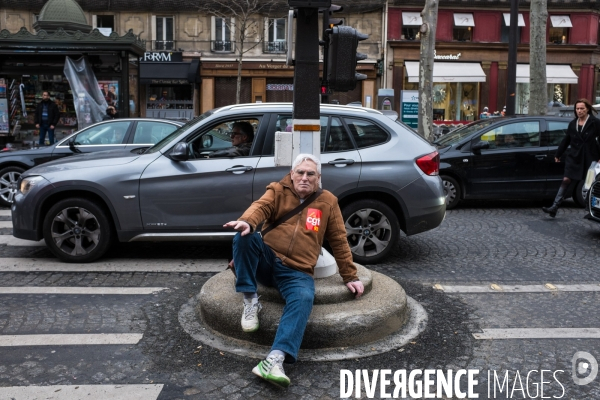 Manifestation contre la  loi Macron , Paris