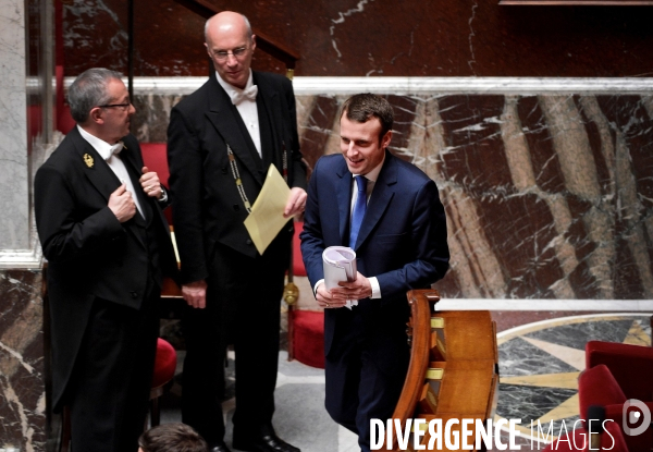 Débat sur le projet de la loi Macron