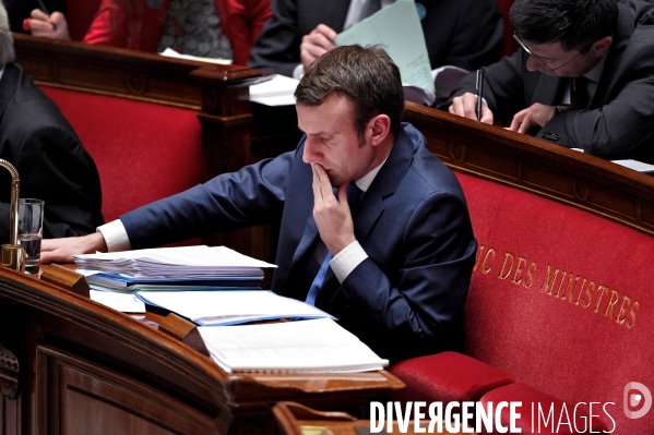 Débat sur le projet de la loi Macron