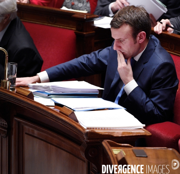 Débat sur le projet de la loi Macron