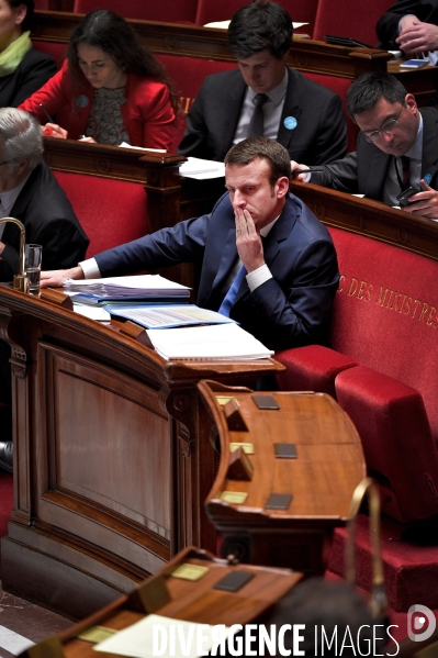 Débat sur le projet de la loi Macron