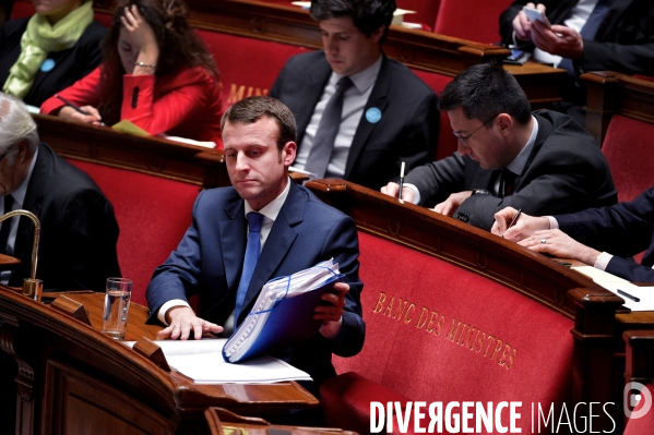 Débat sur le projet de la loi Macron