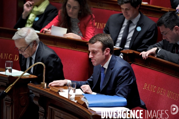 Débat sur le projet de la loi Macron