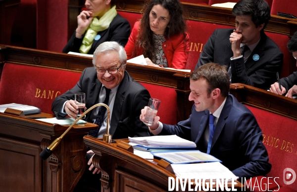 Débat sur le projet de la loi Macron