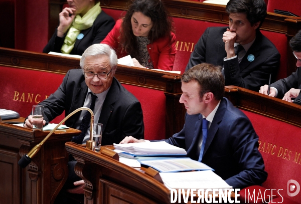 Débat sur le projet de la loi Macron