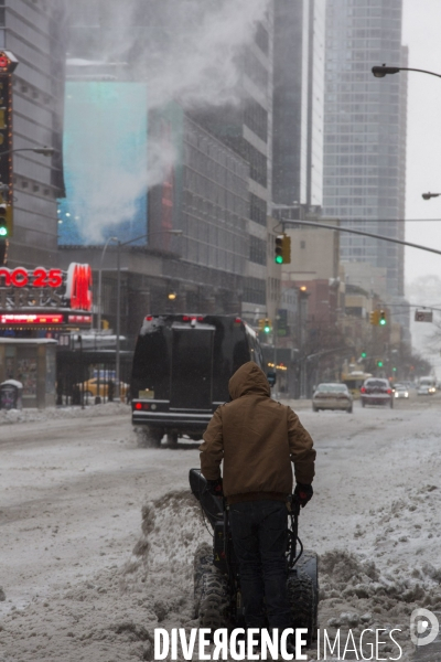 New York sous la neige