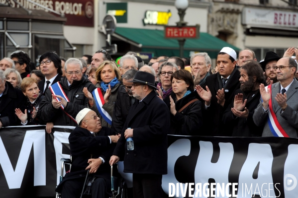 Grande marche du 11 janvier contre les attentats terroristes.