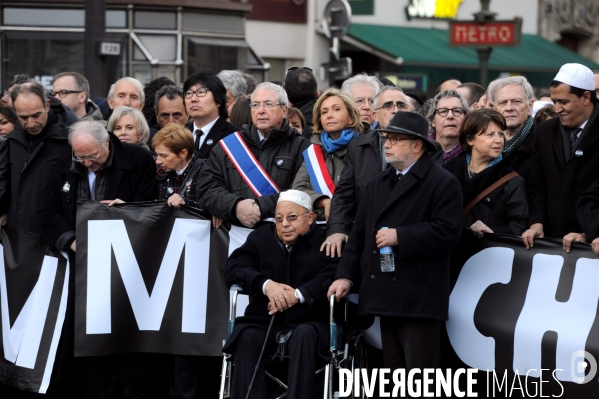 Grande marche du 11 janvier contre les attentats terroristes.
