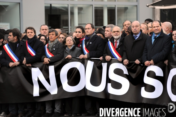 Grande marche du 11 janvier contre les attentats terroristes.