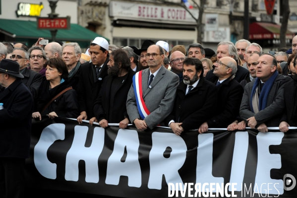 Grande marche du 11 janvier contre les attentats terroristes.