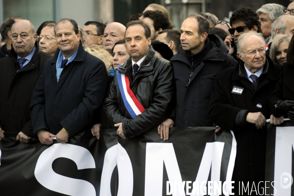 Grande marche du 11 janvier contre les attentats terroristes.