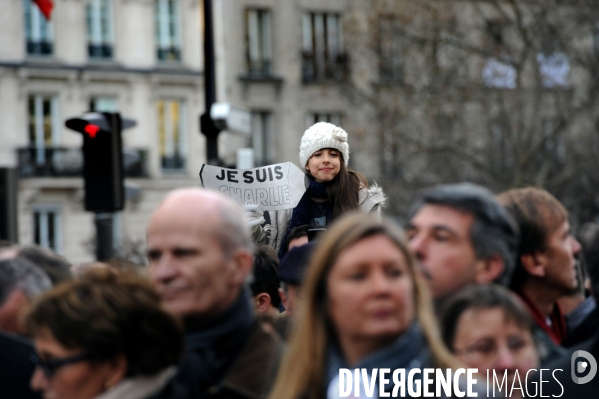 Grande marche du 11 janvier contre les attentats terroristes.