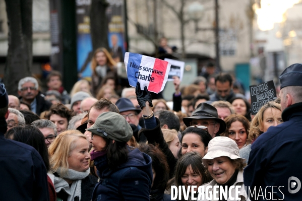 Grande marche du 11 janvier contre les attentats terroristes.