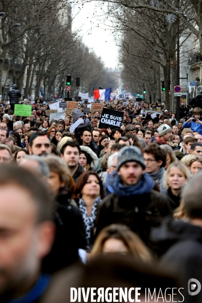 Grande marche du 11 janvier contre les attentats terroristes.