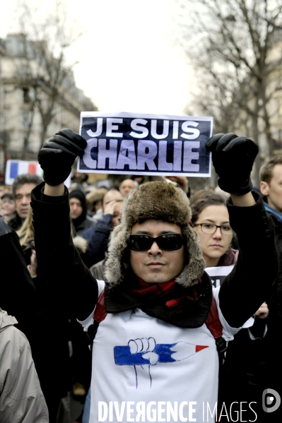 Grande marche du 11 janvier contre les attentats terroristes.