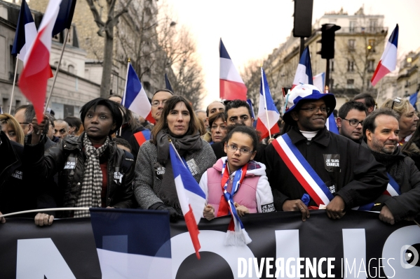 Grande marche du 11 janvier contre les attentats terroristes.