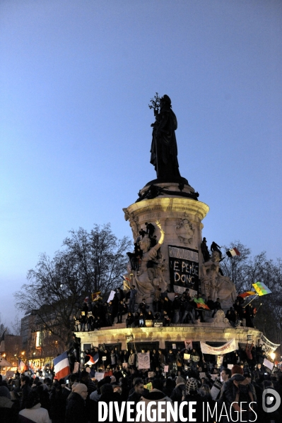 Grande marche du 11 janvier contre les attentats terroristes.