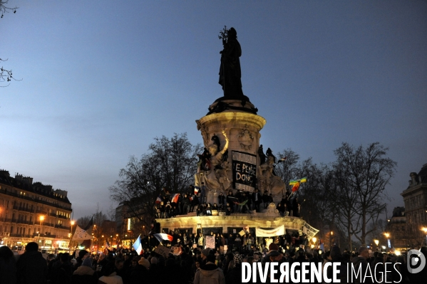 Grande marche du 11 janvier contre les attentats terroristes.