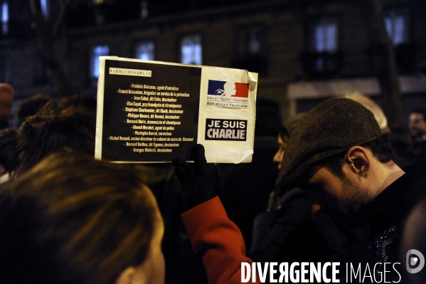 Grande marche du 11 janvier contre les attentats terroristes.