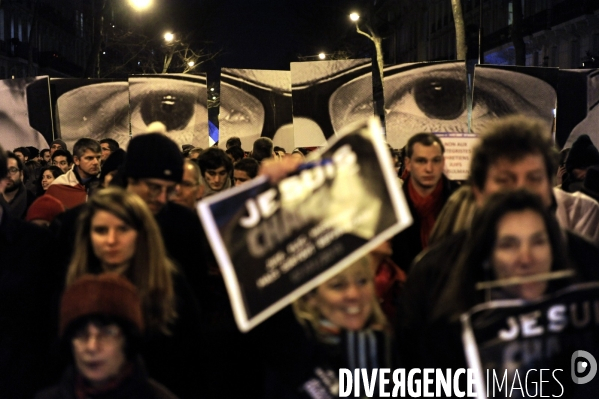 Grande marche du 11 janvier contre les attentats terroristes.