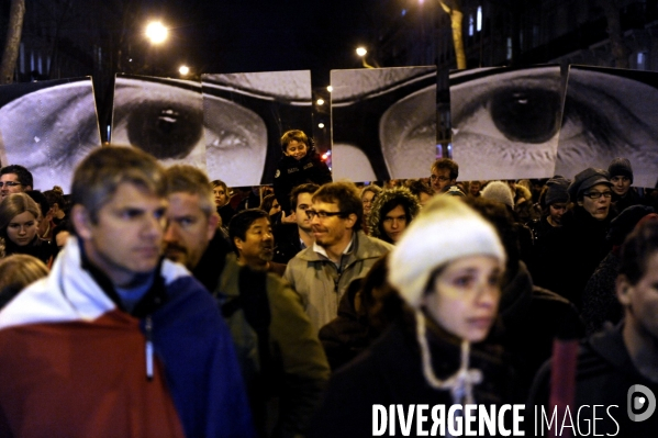 Grande marche du 11 janvier contre les attentats terroristes.