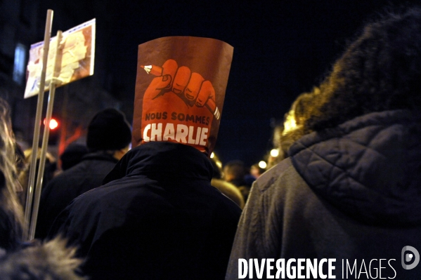 Grande marche du 11 janvier contre les attentats terroristes.