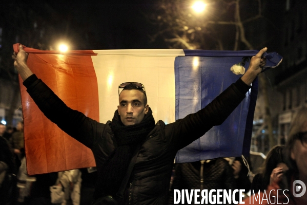 Grande marche du 11 janvier contre les attentats terroristes.