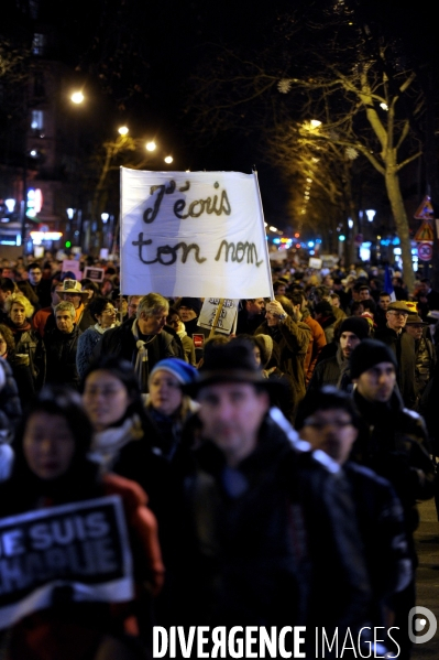 Grande marche du 11 janvier contre les attentats terroristes.