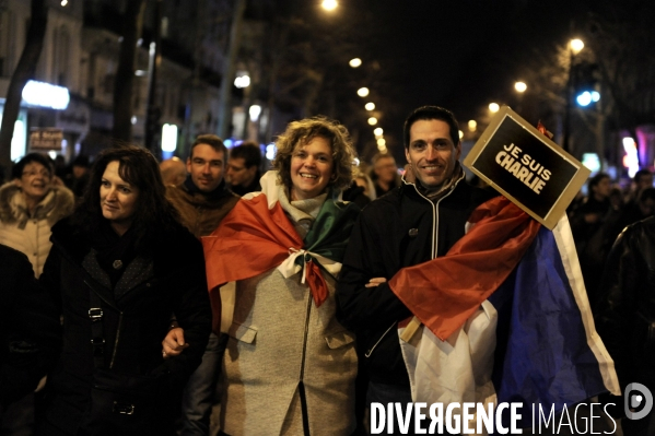 Grande marche du 11 janvier contre les attentats terroristes.