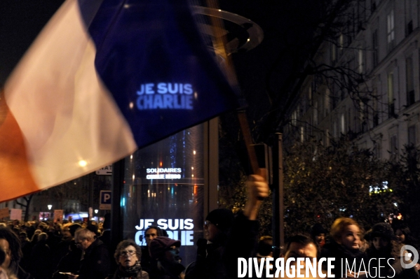 Grande marche du 11 janvier contre les attentats terroristes.