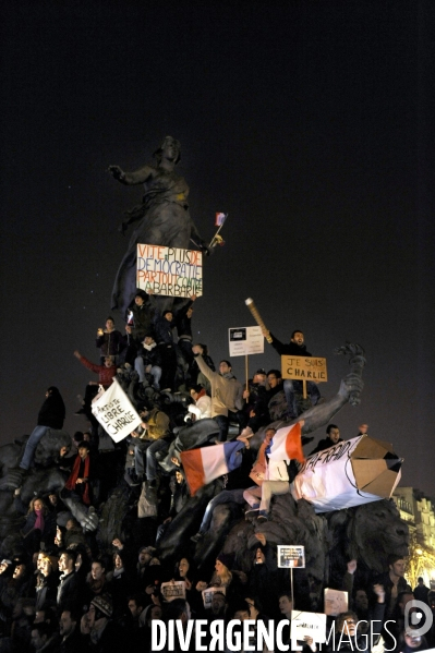 Grande marche du 11 janvier contre les attentats terroristes.