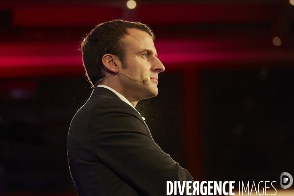 Voeux à la French Tech Emmanuel Macron Axelle Lemaire