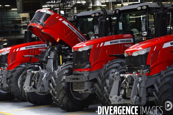 Usine Agco de fabrication des tracteurs Massey Ferguson