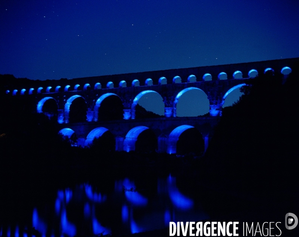 Archives : art contemporain.James Turrell au pont du Gard