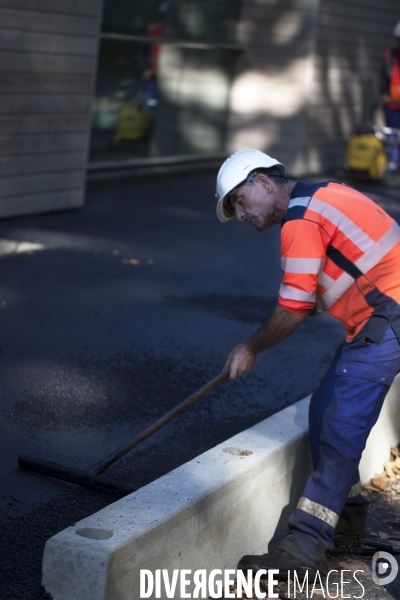 Chantier #2 / Pose d un enrobé