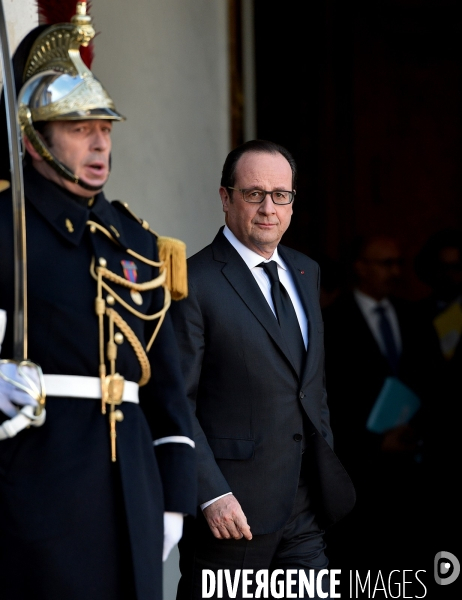 François Hollande recoit Alexis Tsipras