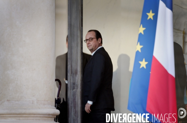 François Hollande recoit Alexis Tsipras