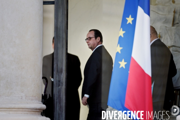 François Hollande recoit Alexis Tsipras