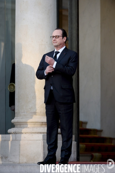 François Hollande recoit Alexis Tsipras