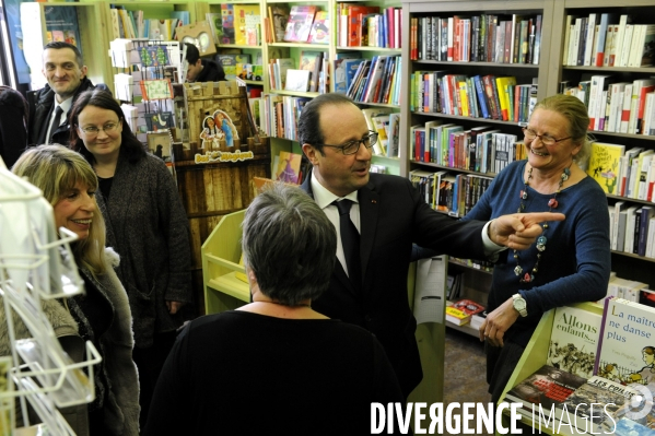 Déplacement de François HOLLANDE en Corrèze