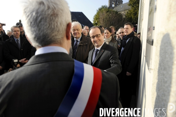 Déplacement de François HOLLANDE en Corrèze