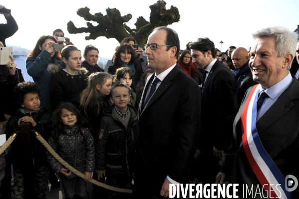 Déplacement de François HOLLANDE en Corrèze