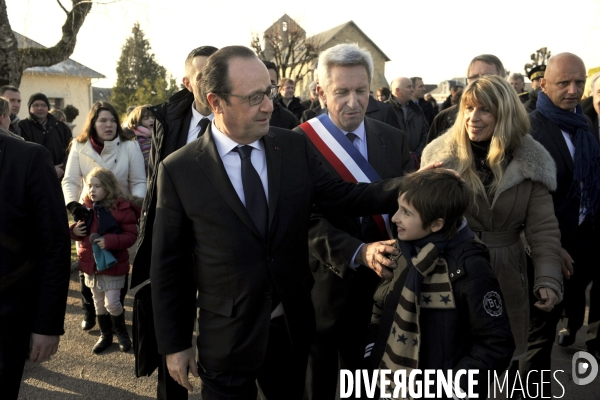 Déplacement de François HOLLANDE en Corrèze