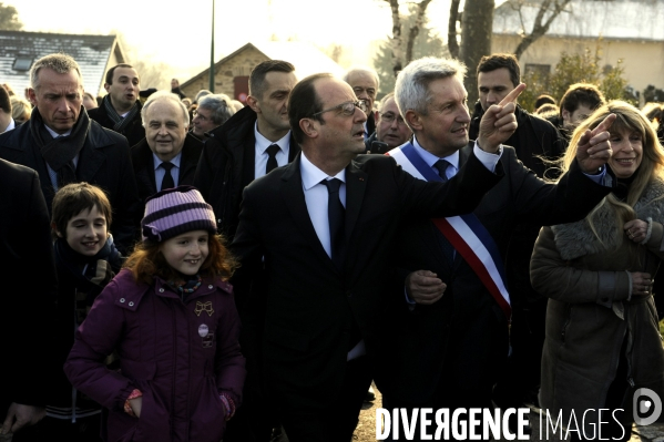 Déplacement de François HOLLANDE en Corrèze