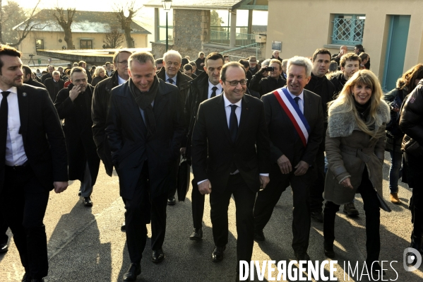 Déplacement de François HOLLANDE en Corrèze